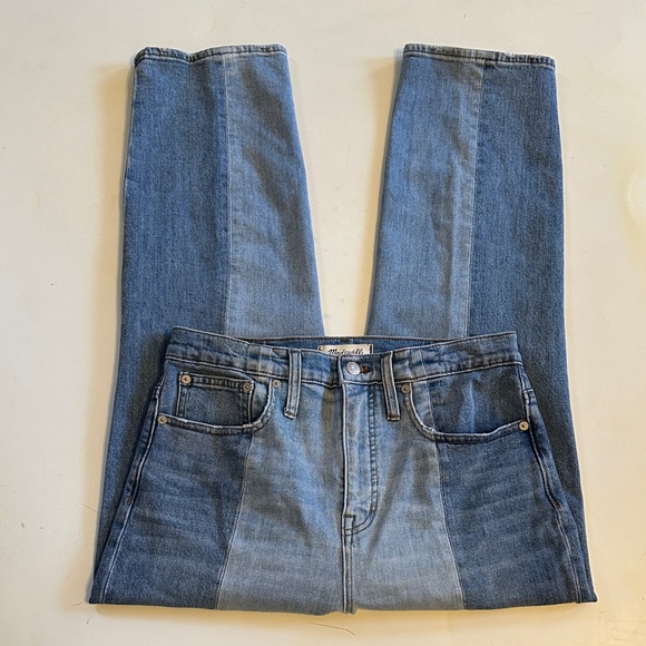 Madewell Classic Straight Two-Tone
Pieced Edition Denim Jeans - Picture 4 of 5
